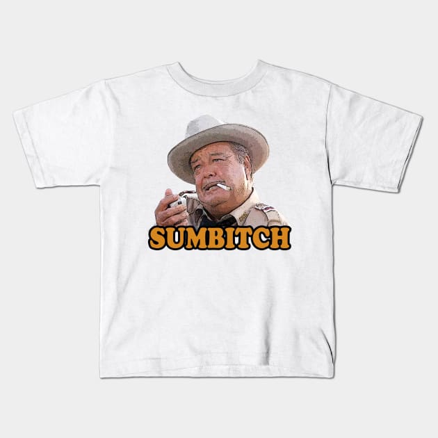 Justice Sheriff - Sumbitch Kids T-Shirt by Phenom Palace